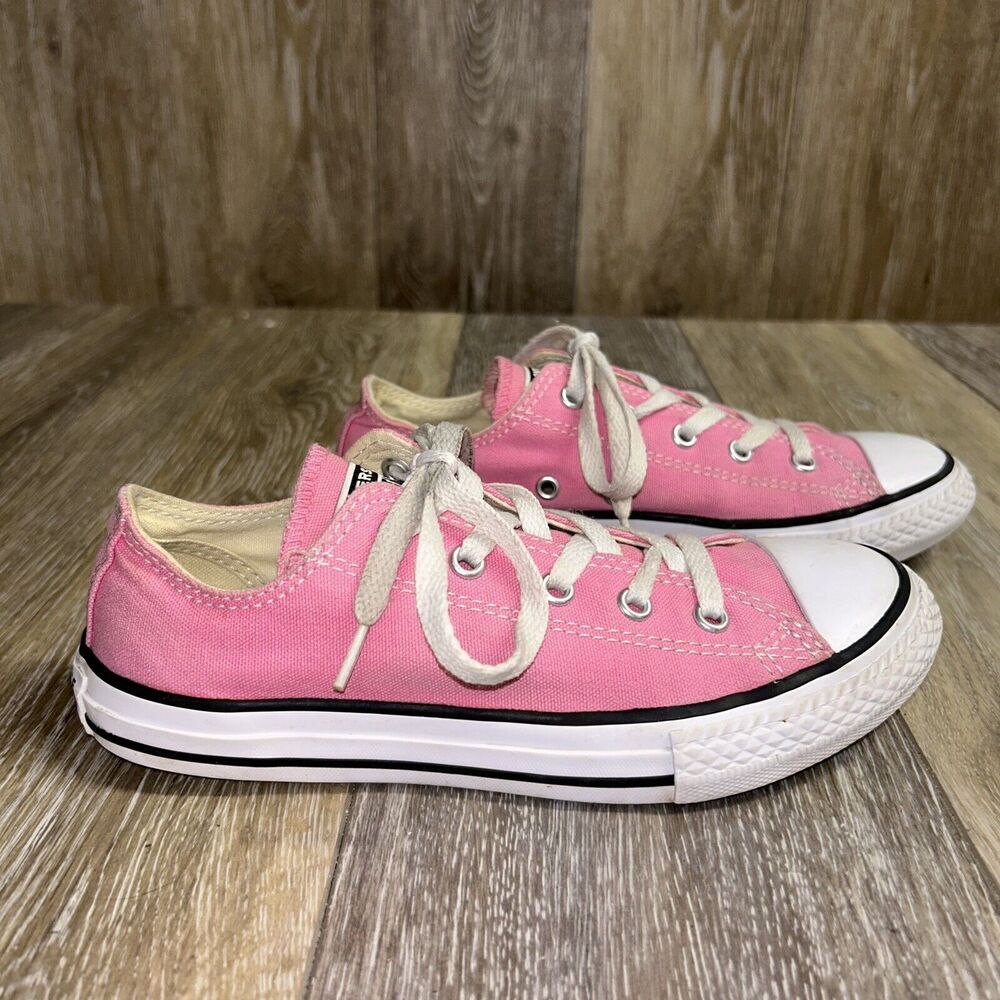 Converse Chuck Taylor All Star Kids Youth US Size 2 Sneaker Shoes Pink 3J238